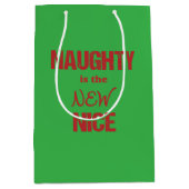 いけないです新しい素晴らしいの ミディアムペーパーバッグ (正面)