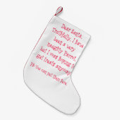 いけないオウム スモールクリスマスストッキング (正面 (吊り時))