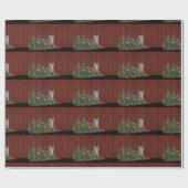 いけないクリスマスの子ネコ ラッピングペーパー (フラット)