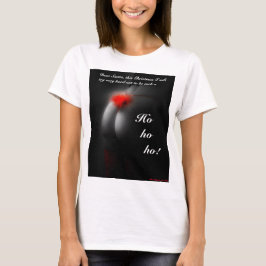 いけないクリスマスのHoサンタの冗談の女性Tシャツ Tシャツ