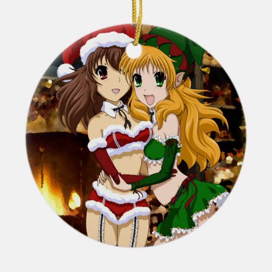 いけないクリスマス セラミックオーナメント (正面)