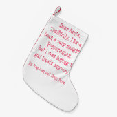 いけないポメラニア犬 スモールクリスマスストッキング (正面 (吊り時))