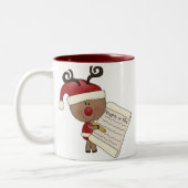 いけないルディのトナカイかNic ツートーンマグカップ (左)