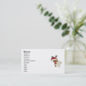 いけないルディのトナカイかNic 名刺 (スタンド正面)