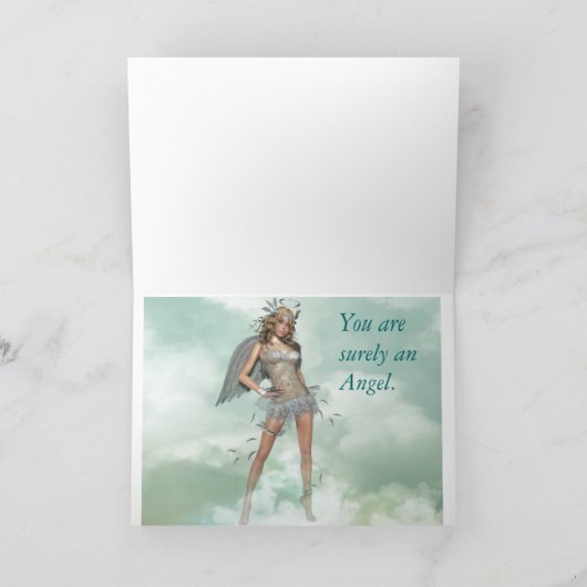 いけない天使の挨拶状 カード (内部)