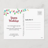 いけない犬のおもしろいで親愛なサンタの手紙|の写真 シーズンポストカード (裏面)