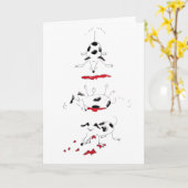 いけない犬のバースデー・カード カード (黄色い花)