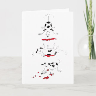 いけない犬のバースデー・カード カード