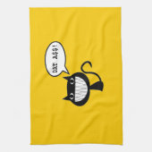 いけない猫 キッチンタオル (縦)