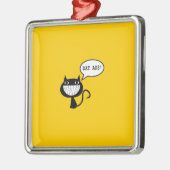 いけない猫 メタルオーナメント (左)