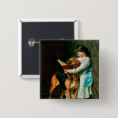 いけない男の子か義務教育 缶バッジ (正面&裏面)