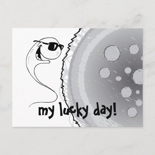 いけない精子 ポストカード (正面)