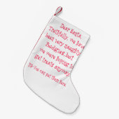 いけないBudgies スモールクリスマスストッキング (正面 (吊り時))