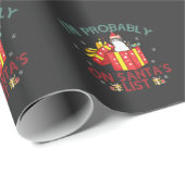 いけなおもしろいクリスマスはサンタのリストに載っているかもしれない ラッピングペーパー (ロールコーナー)