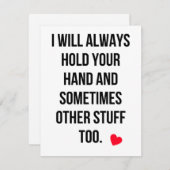 いけなおもしろい汚いバレンタインデーのカード シーズンカード (正面/裏面)