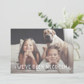 いけなくか素晴らしっぽいおもしろいな子供のクリスマスカード シーズンカード (スタンド正面)