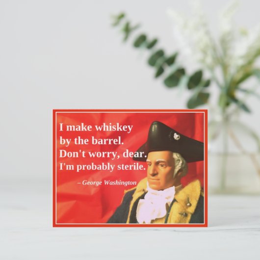 いけなく大統領のなバレンタイン: ウィスキー シーズンポストカード (スタンド正面)