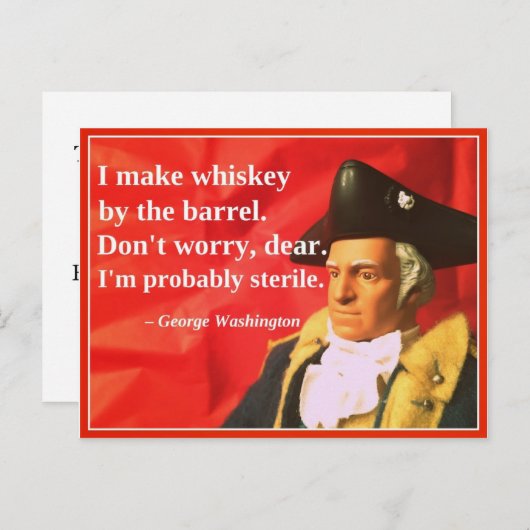 いけなく大統領のなバレンタイン: ウィスキー シーズンポストカード (正面/裏面)