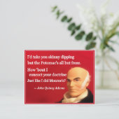 いけなく大統領のなバレンタイン: モンロー宣言 シーズンポストカード (スタンド正面)