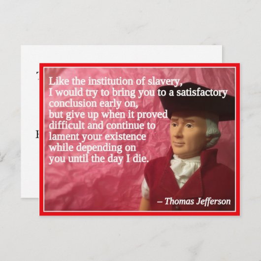 いけなく大統領のなバレンタイン: 偽善 シーズンポストカード (正面/裏面)