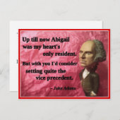 いけなく大統領のなバレンタイン: 副先例 シーズンポストカード (正面/裏面)