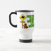 いけなく小さいビーバーのマグ トラベルマグ (左)