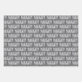 いけなクリスマスタイポグラフィ包装紙シート ラッピングペーパーシート (正面)