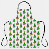 いけなクリスマス猫 エプロン (正面)