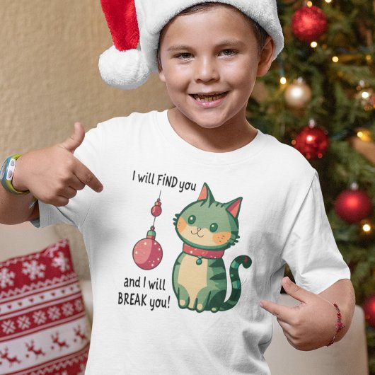いけなクリスマス猫 Tシャツ
