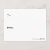 いけなバ大統領のレンタイン：パーティー設立 ポストカード (裏面)