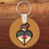 いけな司書 キーホルダー (裏面)