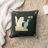 いけな子猫装飾用クッション クッション (ブランケット)