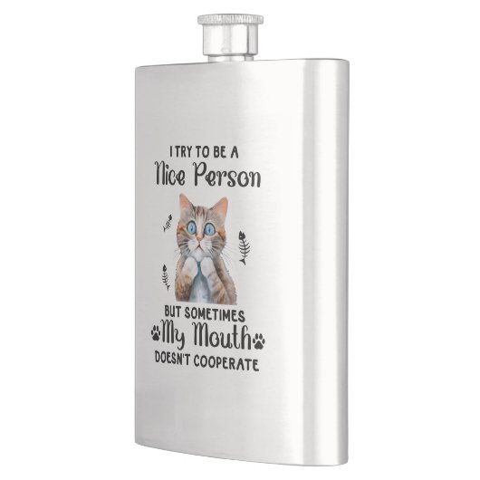 いけな子猫 フラスク (左)