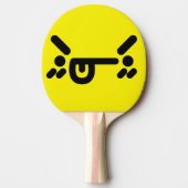 いけな怒顔黄卓球ラケット 卓球ラケット (正面)