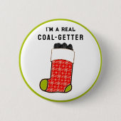 いけな男 缶バッジ (正面)