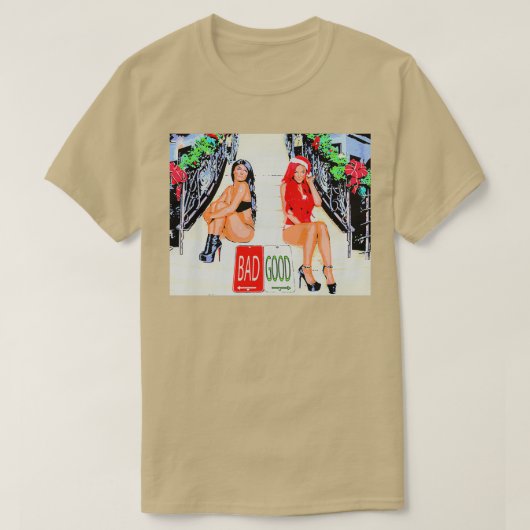 いけな聖降誕祭は好い天気だ Tシャツ (デザイン正面)