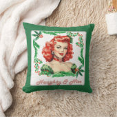 いけな&ニースレトロクリスマスピンナップ クッション (ブランケット)