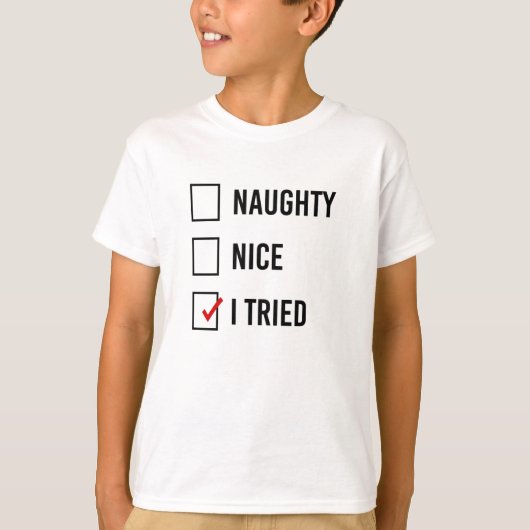 -いけな NICE – 試してみた –  Tシャツ (正面)