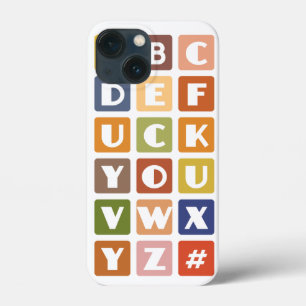 いけなAlphabets Blackberry太字のケース iPhone 13 Miniケース