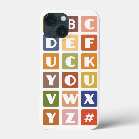 いけなAlphabets Blackberry太字のケース Case-Mate iPhoneケース (裏面)
