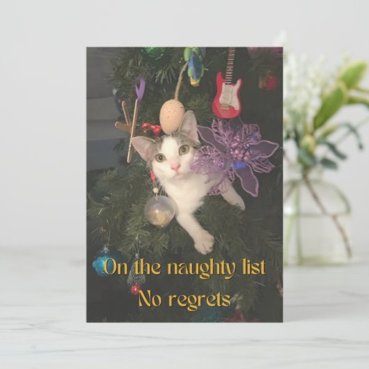 いけなChristmas Tree Flat シーズンカード (スタンド正面)