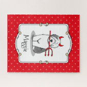 いけなDevil Old English Sheepdog (Gray 1) ジグソーパズル (横)