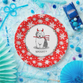 いけなDevil Old English Sheepdog (Gray 1) ペーパープレート (パーティー)