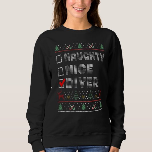 いけなNice Diver Matching Christmas Group Pajama スウェットシャツ (正面)