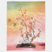 いけばなショー フリースブランケット (正面)