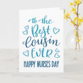 いこ最高ののエバーナースデータイポグラフィイン青 カード (黄色い花)