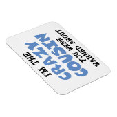 いこ熱狂するのユーモアのある家族おもしろい マグネット (右側)