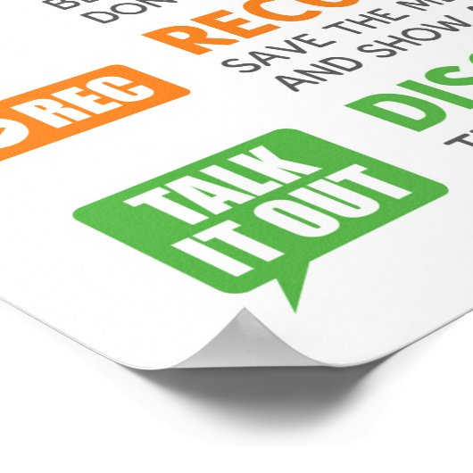 いじめっストップた学校のアンチをいじめる方法 ポスター (角)