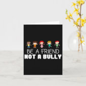 いじめっ子ではなく友達になろう いじめ防止啓発 Cool カード (黄色い花)