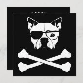 いじめっ子とクロスボーン 招待状 (正面/裏面)